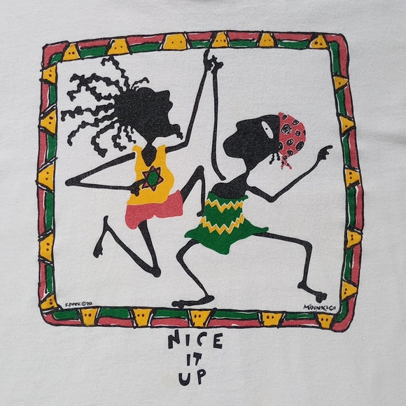 Vintage 1988 Nice It Up Tortola British Virgin Islands Single Stitch T-Shirt