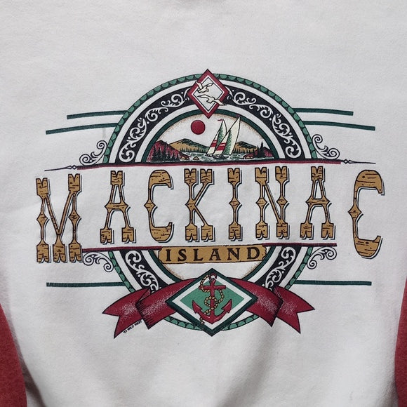 Vintage 1993 Mackinac Islands Graphic Crewneck Sweater