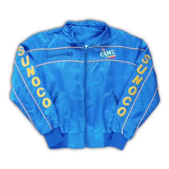Vintage 90s SUNOCO GOLD CAM2 Embroidered Zip Up Jacket UNISEX