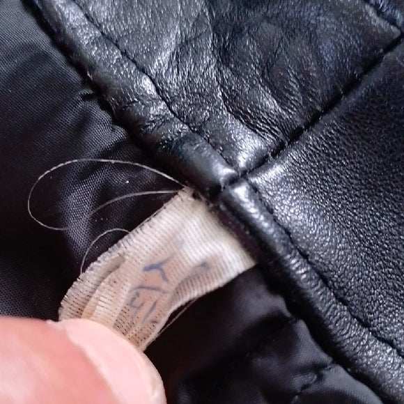 Men's Black Quilted Leather Jacket