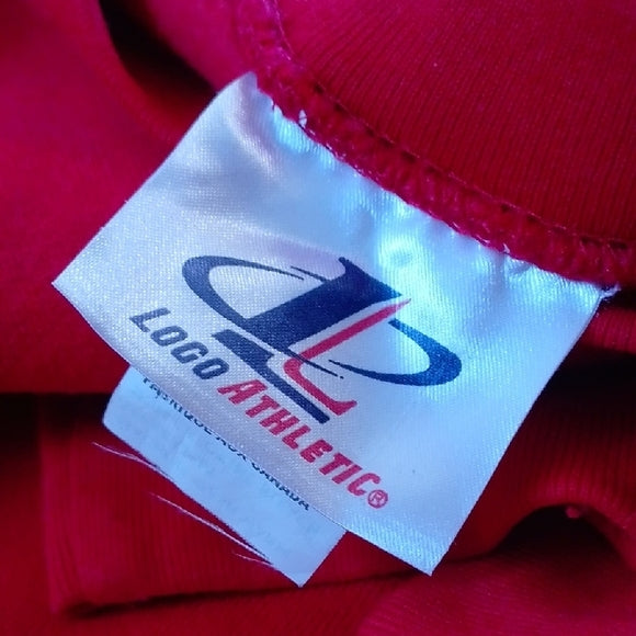 Vintage 90s Puma Men's Vibrant Red Crewneck Sweater