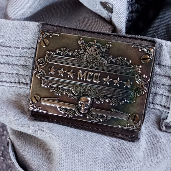 Alexander McQueen Denim Grey Jeans distributed by SINV