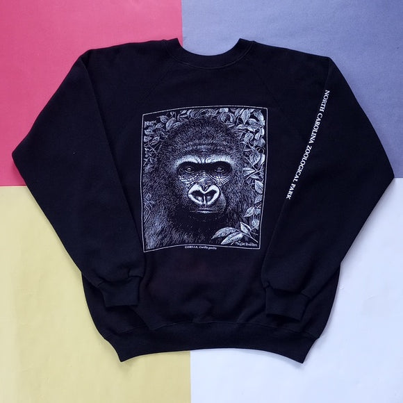 Vintage 90s Gorilla North Carolina Zoological Park Sweater Unisex