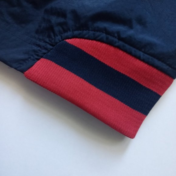 Vintage Junior Nike Essential Embroidered Two-Tone Sports Jacket, Large Swoosh
