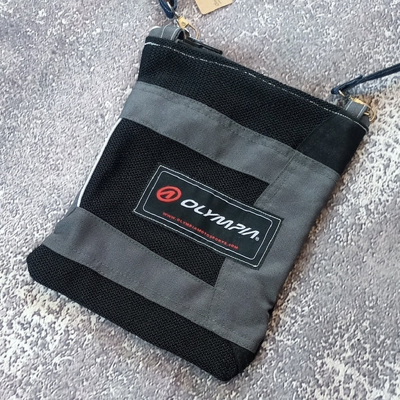 One-of-a-Kind Reworked OLYMPIA Motorcycle Jacket Crossbody Bag – Unisex