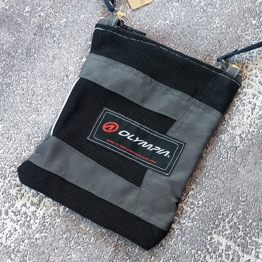 One-of-a-Kind Reworked OLYMPIA Motorcycle Jacket Crossbody Bag – Unisex