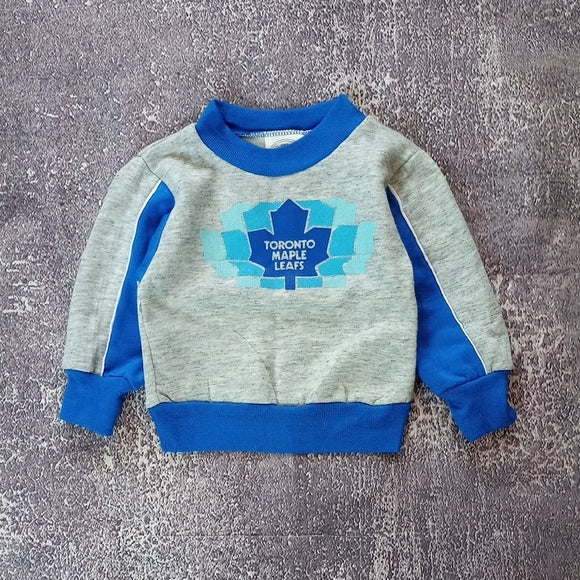 Vintage 90s "GILL" Toronto Maple Leafs Kids Sweatshirt DOUG GILMOUR