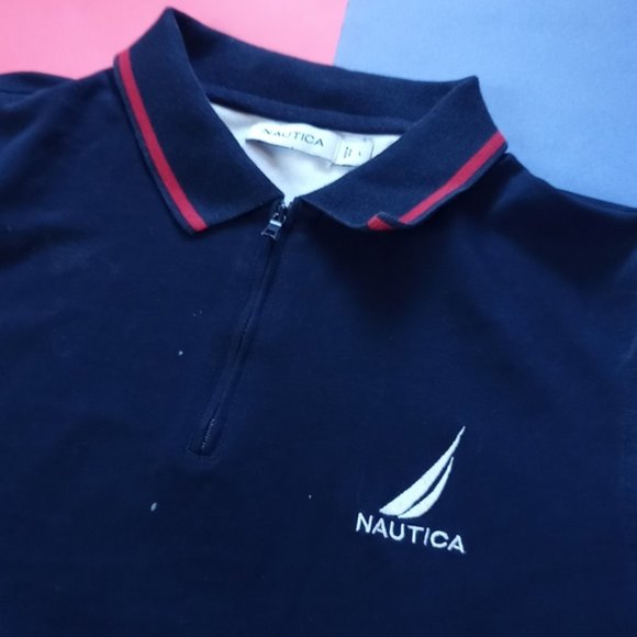 Exclusive Nautica #8 Embroidered Polo Shirt