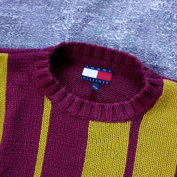 Vintage 90s Tommy Hilfiger Funky Pattern Crewneck