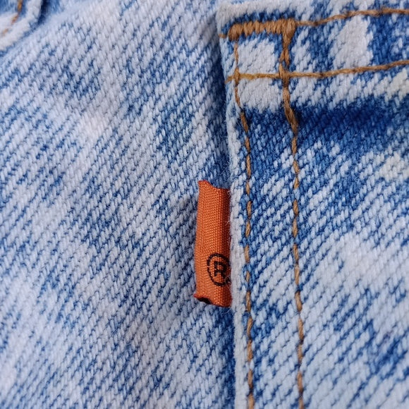 Vintage 90s Levis Orange Tag Acid Wash Denim Jeans 40550 0208 UNISEX