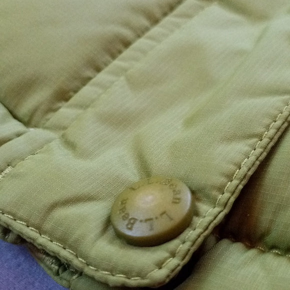 L.L.Bean Goose-down Green Puffer Jacket