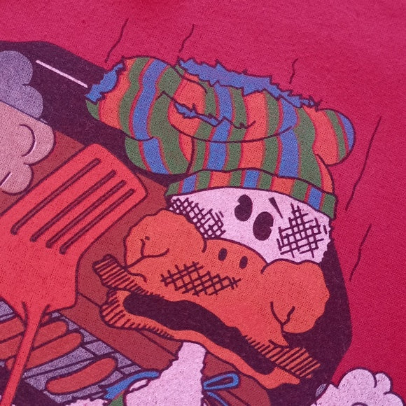 Vintage 1987 Barbequed Duck Duck Mania Crewneck Sweater