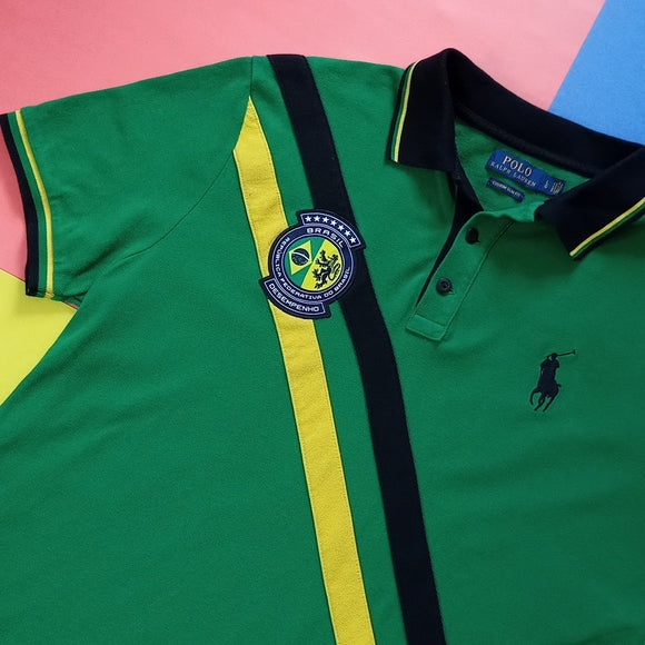 Polo By Ralph Lauren Brasil POLO RL Desempenho Polo T-Shirt Custom Slim fit