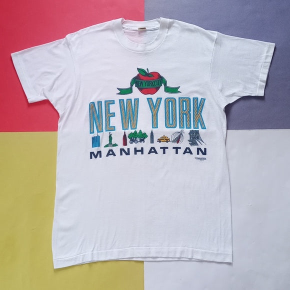 Vintage 1990 New York Manhattan Screen Stars Single Stitch T-Shirt