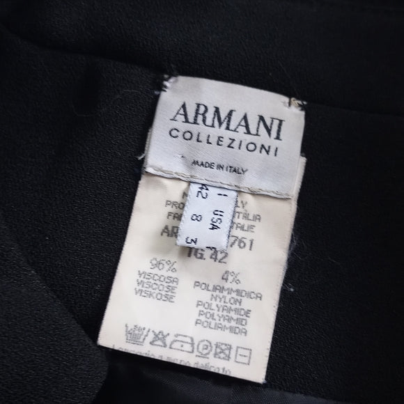 Vintage Amani Collezioni Black Blazer Epaulettes