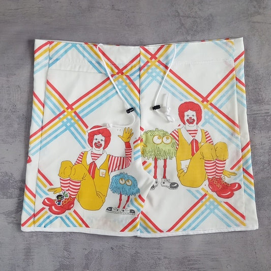 Vintage 1978 Boom Box Benny's "Golden Arches" Custom Patchwork Shorts – UNISEX