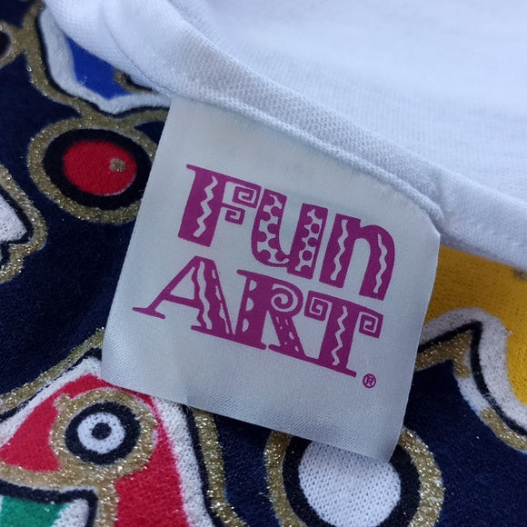 VINTAGE 90s Funky Fish Print Shirt