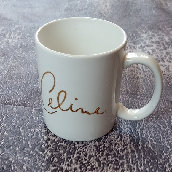 Vintage 1998-99 Celine Dion Let's Talk About Love World Tour Vintage Coffee Mug