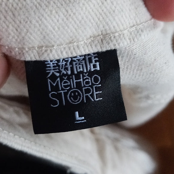 MeiHao Store Big Baggy Jeans Embroidered GOOD