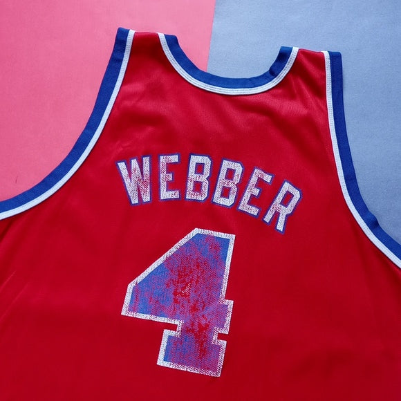 Vintage 1990s NBA Chris Webber Washington Bullets Jersey