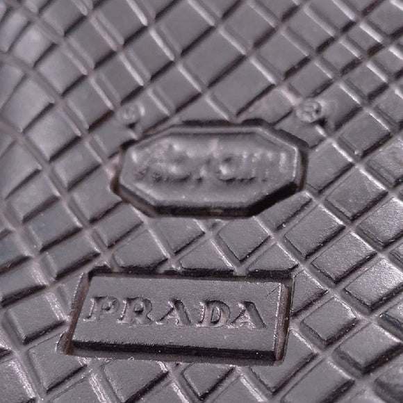 PRADA Men's Black Leather Boots 0825