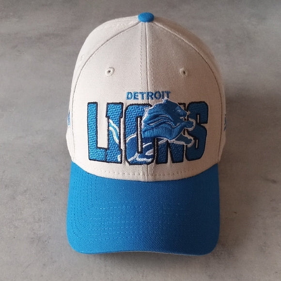 New Era Cream detroit Lions 2023 NFL Draft 9FORTY Adjustable Snapback Hat