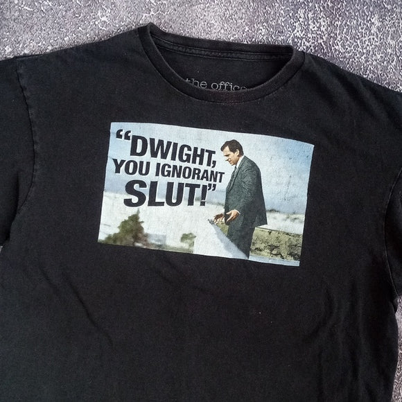 THE OFFICE Dwight You Ignorant SLT Michael Scott Graphic T-Shirt