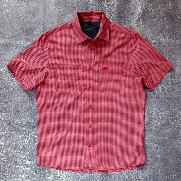 Helly Hansen Red Men's Shirt Button UP