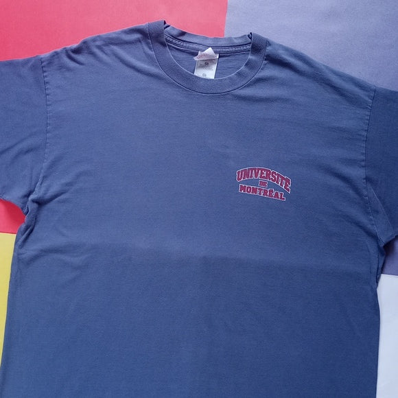 Vintage Université de Montréal Single Stitch T-Shirt UNISEX