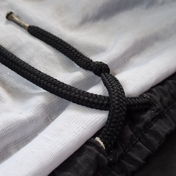 Vintage 90s Adidas Blue Black Essential Shorts Pockets