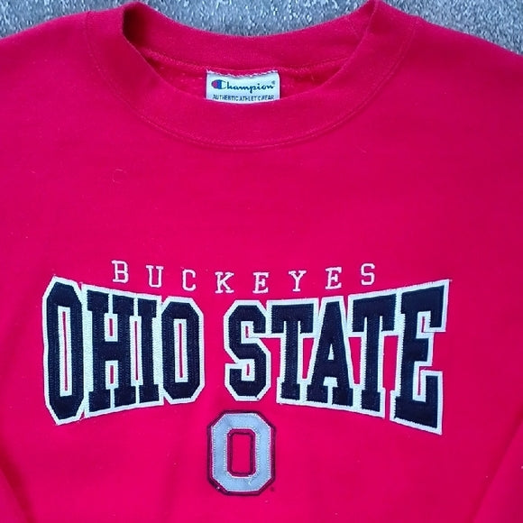 Champion Ohio State Buckeyes Red Crewneck Sweater