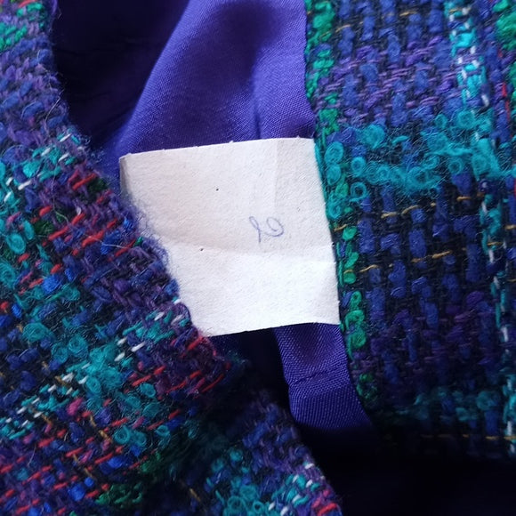 Vintage 90s Wool Funky Work Blazer