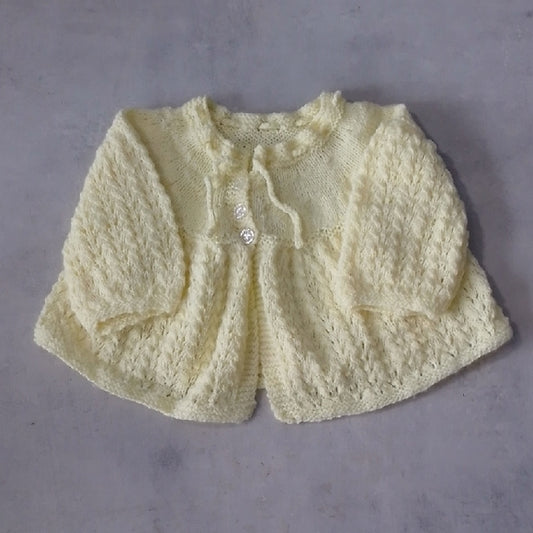 VINTAGE 90s Cozy Knit Baby Cardigan