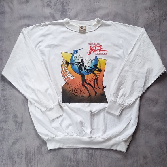 Vintage 90s Toronto downtown Jazz Festival Crewneck Sweater