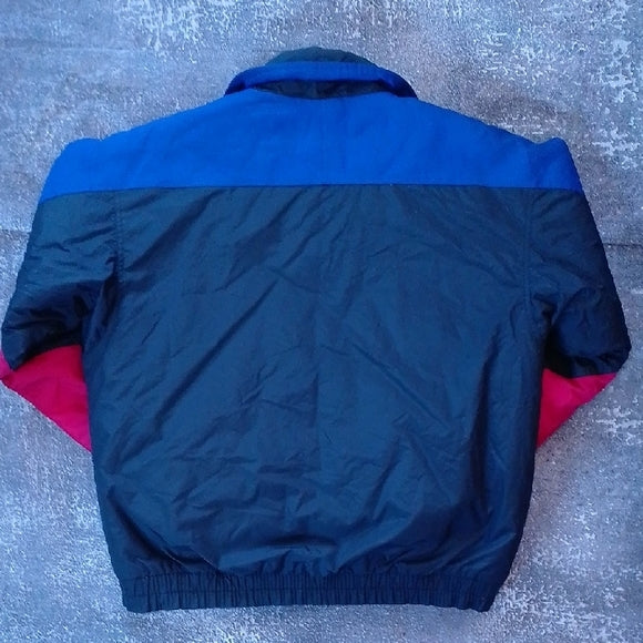 Vintage 90s Columbia Crown Rock Black and Red Puffer Jacket