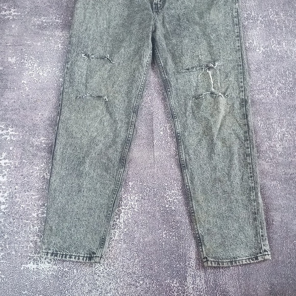 Vintage Acid Wash Brittania Ripped Denim Jeans MADE IN USA