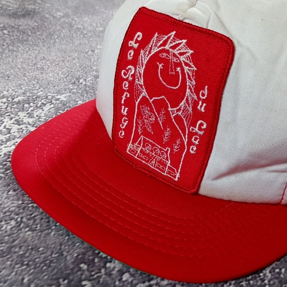 Red and White Kids Cap