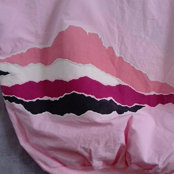 Vintage 90s Pink Desert Sunrise with Cactus Double Sided SHIRT UNISEX