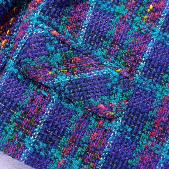 Vintage 90s Wool Funky Work Blazer