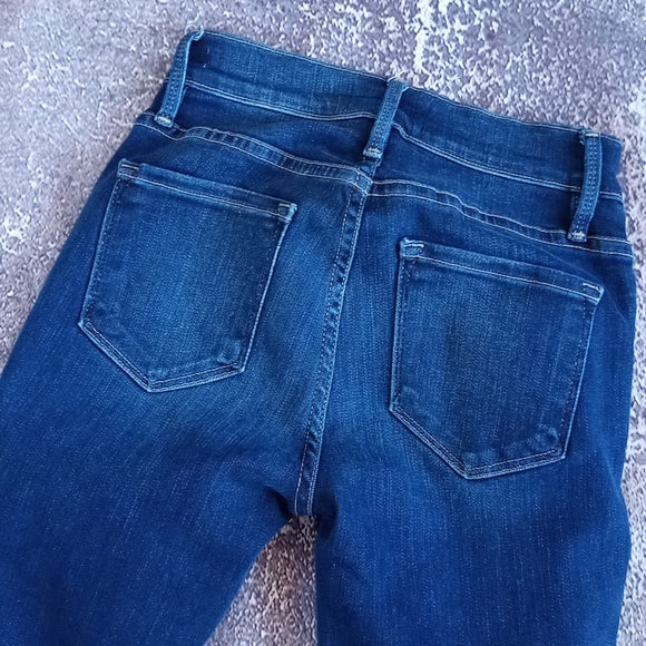 FRAME Le Skinny de Jeanne Crop Denim Jeans STYLE# LSJC214 LAKEWOOD
