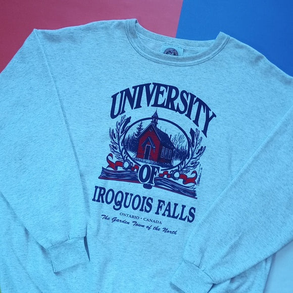 Vintage 90s University of Iroquois Falls Crewneck Sweater
