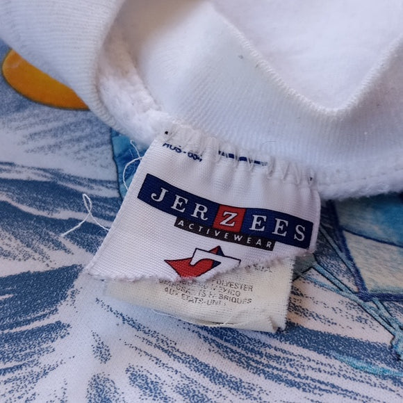 Vintage Myrtle Beach Sailboat Sun & Ocean Graphic Crewneck Sweater unisex