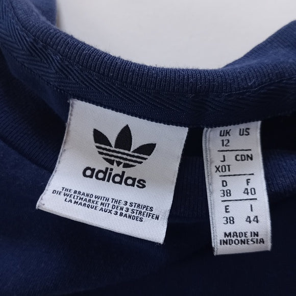 Adidas Big Logo Blue Graphic T-Shirt