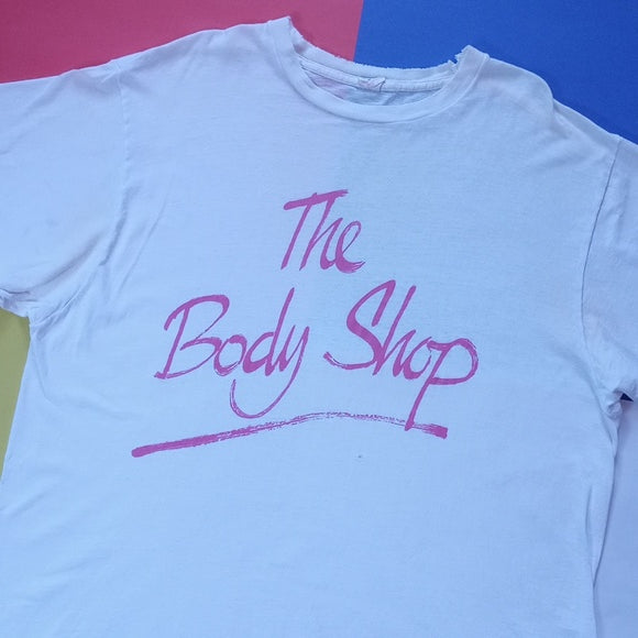 Vintage 90s The Body Shop Graphic Single Stitch T-Shirt
