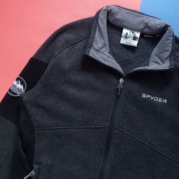 Spyder Patch Embroidered Zip-Up Sweater