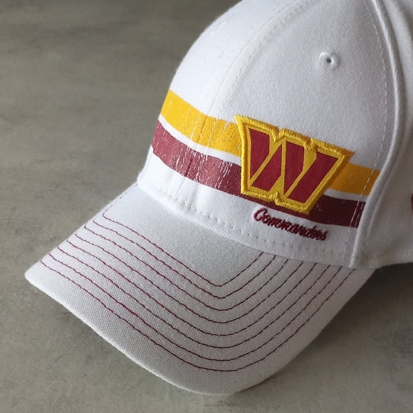 NWOT Washington Commanders New Era Pola 39THIRTY Flex Hat - White UNISEX