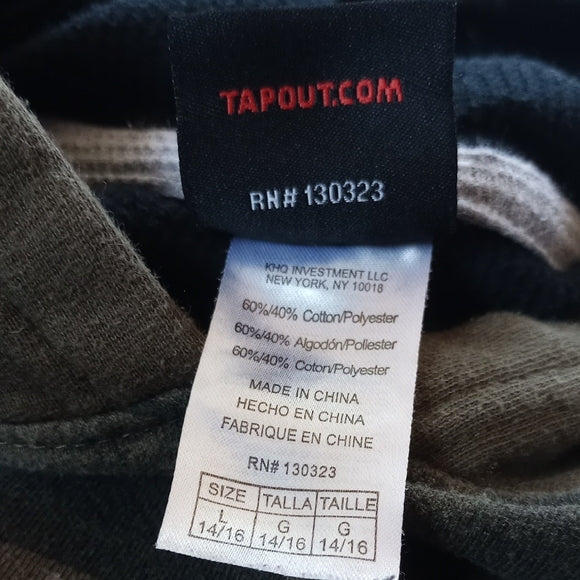 KIDS Tapout Green Hoodie MMA