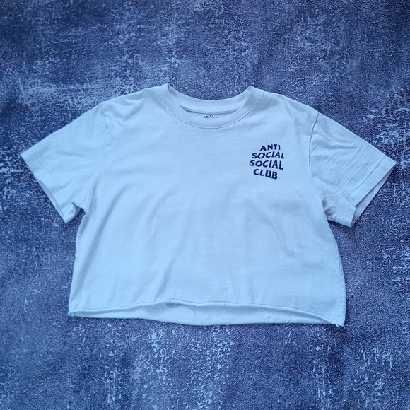 ANTI SOCIAL SOCIAL CLUB CHERRY BLOSSOM TEE WHITE Crop top