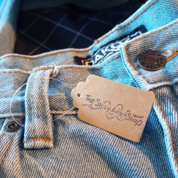 Vintage 90s Reworked Double Knee Utilitarian Workwear Baggy Denim Jeans UNISEX