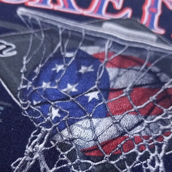 Vintage 90s BASKETBALL AMERICAN TRADITION CREWNECK SWEATER